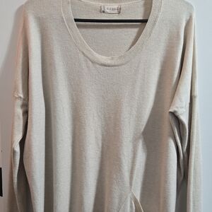 Altar'd State Cream Long Sleeve Top